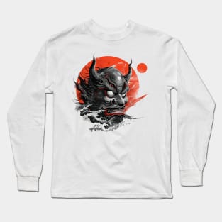 oni mask Long Sleeve T-Shirt